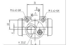 Válec kolové brzdy MOTAQUIP VWC431