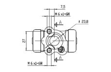 Válec kolové brzdy MOTAQUIP VWC509