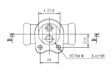 Válec kolové brzdy MOTAQUIP VWC515