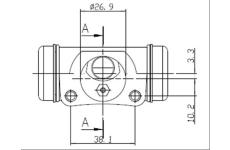 Válec kolové brzdy MOTAQUIP VWC519