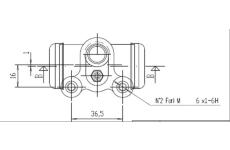 Válec kolové brzdy MOTAQUIP VWC529