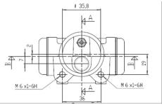 Válec kolové brzdy MOTAQUIP VWC599