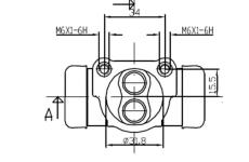 Válec kolové brzdy MOTAQUIP VWC649
