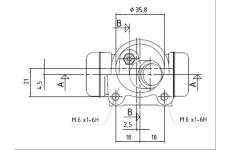 Válec kolové brzdy MOTAQUIP VWC677