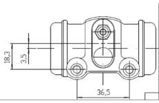 Válec kolové brzdy MOTAQUIP VWC685