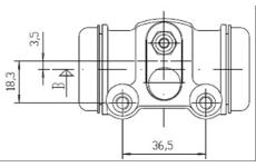 Válec kolové brzdy MOTAQUIP VWC725