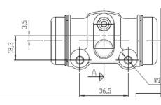 Válec kolové brzdy MOTAQUIP VWC736