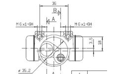 Válec kolové brzdy MOTAQUIP VWC841
