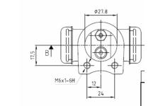Válec kolové brzdy MOTAQUIP VWC872