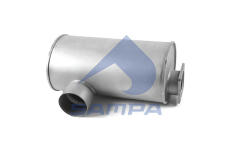 Střední-/zadní tlumič výfuku SAMPA 021.189