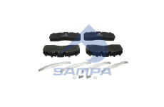Sada brzdových destiček, kotoučová brzda SAMPA 096.620