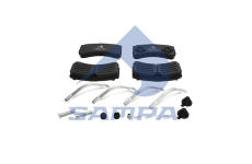 Sada brzdových destiček, kotoučová brzda SAMPA 096.621
