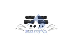 Sada brzdových destiček, kotoučová brzda SAMPA 096.973