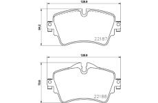 Sada brzdových destiček, kotoučová brzda HELLA PAGID 8DB 355 023-091