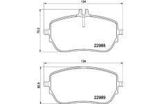 Sada brzdových destiček, kotoučová brzda HELLA PAGID 8DB 355 037-961