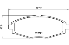 Sada brzdových destiček, kotoučová brzda HELLA PAGID 8DB 355 017-021