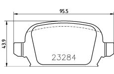 Sada brzdových destiček, kotoučová brzda HELLA PAGID 8DB 355 018-641