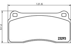 Sada brzdových destiček, kotoučová brzda HELLA PAGID 8DB 355 008-981