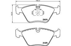 Sada brzdových destiček, kotoučová brzda HELLA PAGID 8DB 355 009-651