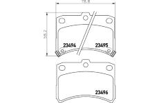 Sada brzdových destiček, kotoučová brzda HELLA PAGID 8DB 355 017-121