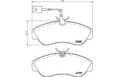 Sada brzdových destiček, kotoučová brzda HELLA PAGID 8DB 355 018-791