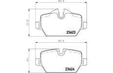 Sada brzdových destiček, kotoučová brzda HELLA PAGID 8DB 355 011-271