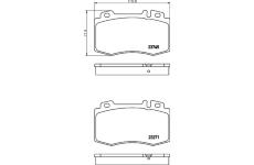 Sada brzdových destiček, kotoučová brzda HELLA PAGID 8DB 355 010-101