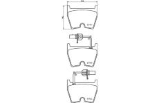 Sada brzdových destiček, kotoučová brzda HELLA PAGID 8DB 355 009-191