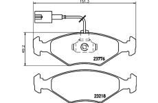 Sada brzdových destiček, kotoučová brzda HELLA PAGID 8DB 355 008-811