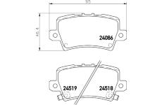 Sada brzdových destiček, kotoučová brzda HELLA PAGID 8DB 355 006-751