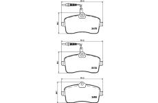 Sada brzdových destiček, kotoučová brzda HELLA PAGID 8DB 355 020-671