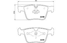 Sada brzdových destiček, kotoučová brzda HELLA PAGID 8DB 355 013-641