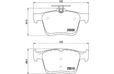 Sada brzdových destiček, kotoučová brzda HELLA PAGID 8DB 355 020-271