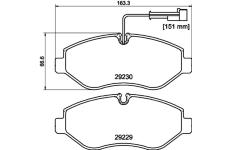 Sada brzdových destiček, kotoučová brzda HELLA PAGID 8DB 355 005-611