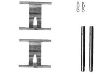 Sada příslušenství, obložení kotoučové brzdy HELLA PAGID 8DZ 355 203-191