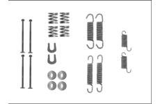 Sada příslušenství, brzdové čelisti HELLA PAGID 8DZ 355 206-041