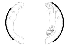 Sada brzdových čelistí HELLA PAGID 8DB 355 038-001