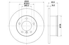 Brzdový kotouč HELLA PAGID 8DD 355 100-391