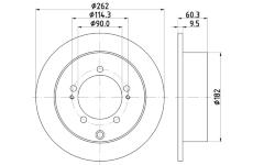 Brzdový kotouč HELLA PAGID 8DD 355 112-941