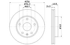 Brzdový kotouč HELLA PAGID 8DD 355 113-571