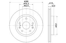 Brzdový kotouč HELLA PAGID 8DD 355 120-521