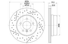 Brzdový kotouč HELLA PAGID 8DD 355 130-011