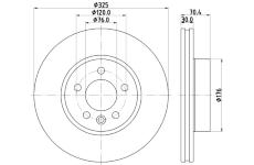 Brzdový kotouč HELLA PAGID 8DD 355 132-211
