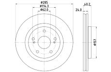 Brzdový kotouč HELLA PAGID 8DD 355 134-741