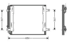 Kondenzátor, klimatizace AUTOCLIMA 30311376CP