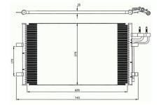 Kondenzátor, klimatizace AUTOCLIMA 30311547CP