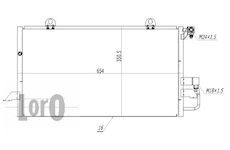 Kondenzátor, klimatizace ABAKUS 003-016-0003