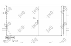 Kondenzátor, klimatizace ABAKUS 003-016-0029