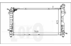 Chladič, chlazení motoru ABAKUS 008-017-0004