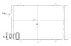 Kondenzátor, klimatizace ABAKUS 009-016-0003